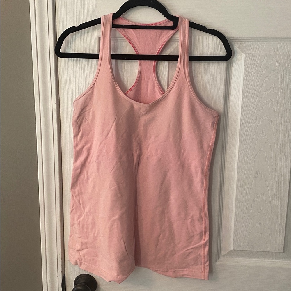 Lululemon Womens Pink Racerback Tank Top